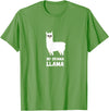 No Drama Llama Funny Llama T-Shirt - Grass Green