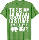 'I'm Really a Bear' Human Costume T-Shirt