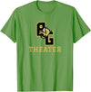 Buffalo Gap High School, Swoope, VA 24479 Buffalo Gap High School Bison Theater T-Shirt - Grass Green