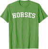 Horses - Designs Horses T-Shirt - Grass Green