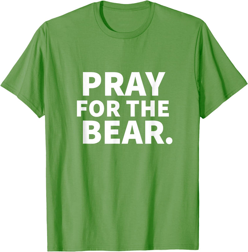 Pray For The Bear Zag Pray For The Bear T-Shirt - Grass Green