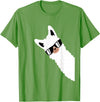 Funny Alpaca Apparel Lama Llama Alpaca with Sunglasses Lama Lover - Cool Lama T-Shirt - Grass Green