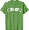 Horses - Style Horses T-Shirt - Grass Green