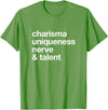 Bear-ly Gay Tees Funny Charisma Uniqueness Nerve Talent Gay Clothing T-Shirt - Grass Green