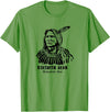 Nebraska Statue Oklahoma Court Standing Bear Ponca Tribe T-Shirt - Grass Green