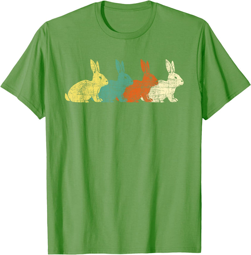 Retro Rabbit - Zookeeper Bunny Owner Veterinarian Small T-Shirt in Grass Green