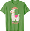 Cute Llama Shirts Drama Llama T-Shirt for Adults and Kids T-Shirt - Grass Green