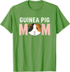 Cavy Mom Designs FarmAnimal Guinea Pig Mom Cavy Owner Mom Design T-Shirt - Grass Green