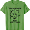 Bee Kind Tees Funny College Tests - Bear Down For Midterms T-Shirt - Grass Green