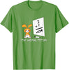 Cute Rabbit Bunny Stop Animal Testing Funny Kawaii T-Shirt in Grass Green