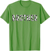 Cow Pattern Print Family Matching Birthday Shirts Cow Brother Birthday Family Matching Fathers Day Boy Girl T-Shirt - Grass