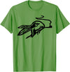 Rabbit Smoking a Pipe T-Shirt in Grass Green