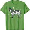 St Patrick's Day Cow T-Shirt - Grass Green