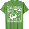 St Melangell Hares Rabbit Owner Catholic T-Shirt in Grass Green