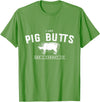 DustyShirt I Like Pig Butts and I Cannot Lie T-Shirt T-Shirt - Grass Green