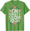 Horse Riding Equestrian Horse Trainer Jockey On Stall Rest T-Shirt - Grass Green