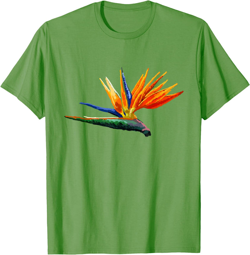 DDD Flowers Bird of Paradise Flower T-Shirt - Grass Green