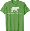 Mama Bear Shirt Cute White T-Shirt - Grass Green