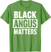 Black Angus Gift Cattle Farm Accessories & Stuff Best Black Angus Art for Men Women Beef Cattle Rancher T-Shirt - Grass Green