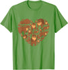Grizzly Bear lover heart gifts idea Grizzly Bear lover heart bear love camping hiking men women T-Shirt - Grass Green
