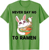 Food Lover Rabbit T-Shirt in Grass Green