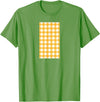 Buffalo Plaid and Checkered Squares Yellow Checkered Square Buffalo Plaid T-Shirt - Grass Green