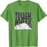 Picadilly Printables Guinea Pigs Guinea Pig Pet Tough Wheek Albino White T-Shirt - Grass Green