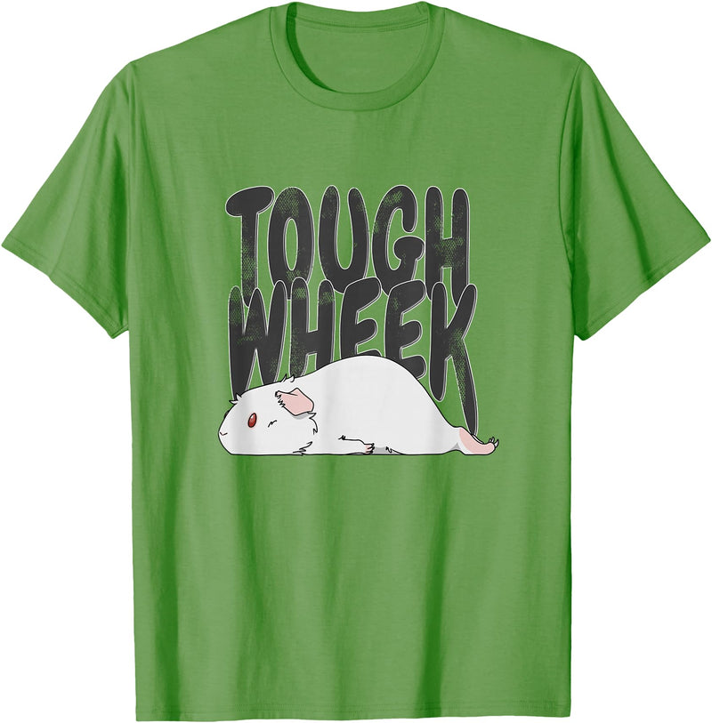 Picadilly Printables Guinea Pigs Guinea Pig Pet Tough Wheek Albino White T-Shirt - Grass Green