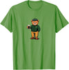 St Patricks Day Bear t -shir t St Patricks Day Bear T-Shirt - Grass Green
