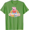 Peppa Pig Oh Yeah! Rainbow Daisy Queen T-Shirt - Grass Green