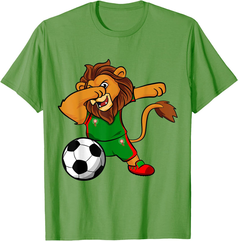 Lovers Maroc Berber culture Morocco Royal Lion for moroccan football lovers T-Shirt - Grass Green