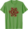 Christmas Snowflake buffalo plaid Holiday gifts Christmas snowflake buffalo plaid Holiday gift fun Winter T-Shirt - Grass