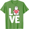 Cute Polar Bear Gifts And Tees I Love Polar Bears T-Shirt - Grass Green
