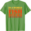 Fish Sticks Are The Solution Fish Sticks I Love Fish Sticks Funny Fish Sticks T-Shirt - Grass Green