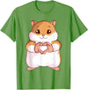 Hamster Lovers Girls Ladies T-Shirt - Grass Green