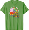 Peppa Pig If You Jump In Muddy Puddles Wear Your Boots! T-Shirt - Grass Green