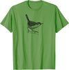 Birding Ornithologist Birds Wren Bird T-Shirt - Grass Green