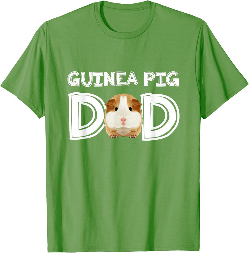 Cavy Breeder Fancier Accessories Clothes Guinea Pig Dad Father's Day Piggy Lover Owner Stuff Cavy T-Shirt - Grass Green