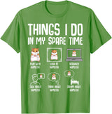 Hamster Women Kids Girls T-Shirt - Grass Green