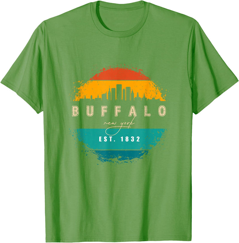 BASBO City of Buffalo New York T-Shirt - Grass Green