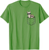 Llama Alpaca Gifts By Skizzenmonster Hipster Llama & Sloth With Sunglasses T-Shirt - Grass Green