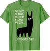 Funny The Odds Of Being Killed By A Llama Shirt The chances of being killed by a llama are low but never zero T-Shirt - Grass Green