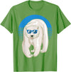 Climate Change Animal Polar Bears Gifts Arctic Animal Lovers Cool Sunglasses Retro Polar Bear T-Shirt - Grass Green