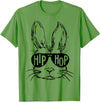 Hippity Rabbit Funny Hip Hop Bunny with Sunglasses Easter T-Shirt in Grass Green
