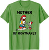 Mom Shirts Mother of Nightmares Graphic T-Shirt - Grass Green
