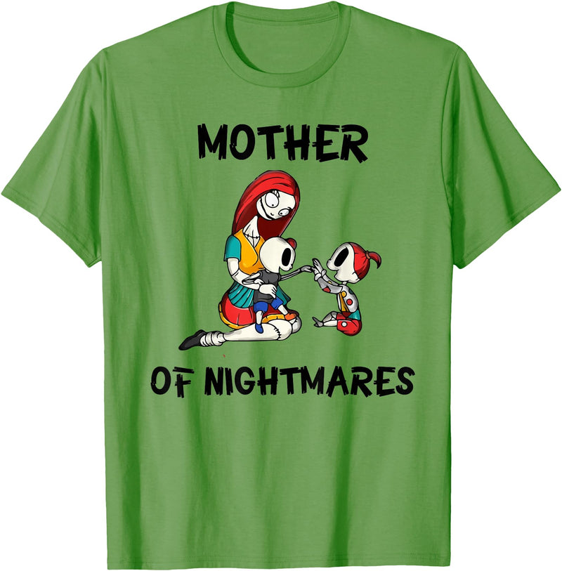 Mom Shirts Mother of Nightmares Graphic T-Shirt - Grass Green