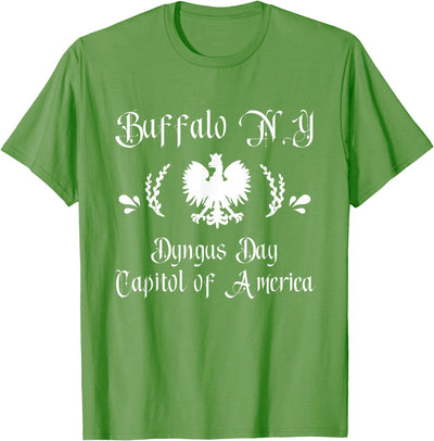 Cow Funny Red Polish Dyngus Day Tradition Buffalo Ny Capitol T-Shirt