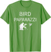 Birdwatching | Bird Photographer Gifts Unisex-Adults Black Short Sleeve T-Shirt Small Bird Photography T-Shirt - Grass Green