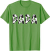 Cow Pattern Print Family Matching Birthday Shirts Cow Papa Birthday Family Matching Fathers Day Boy Girl Farm T-Shirt -