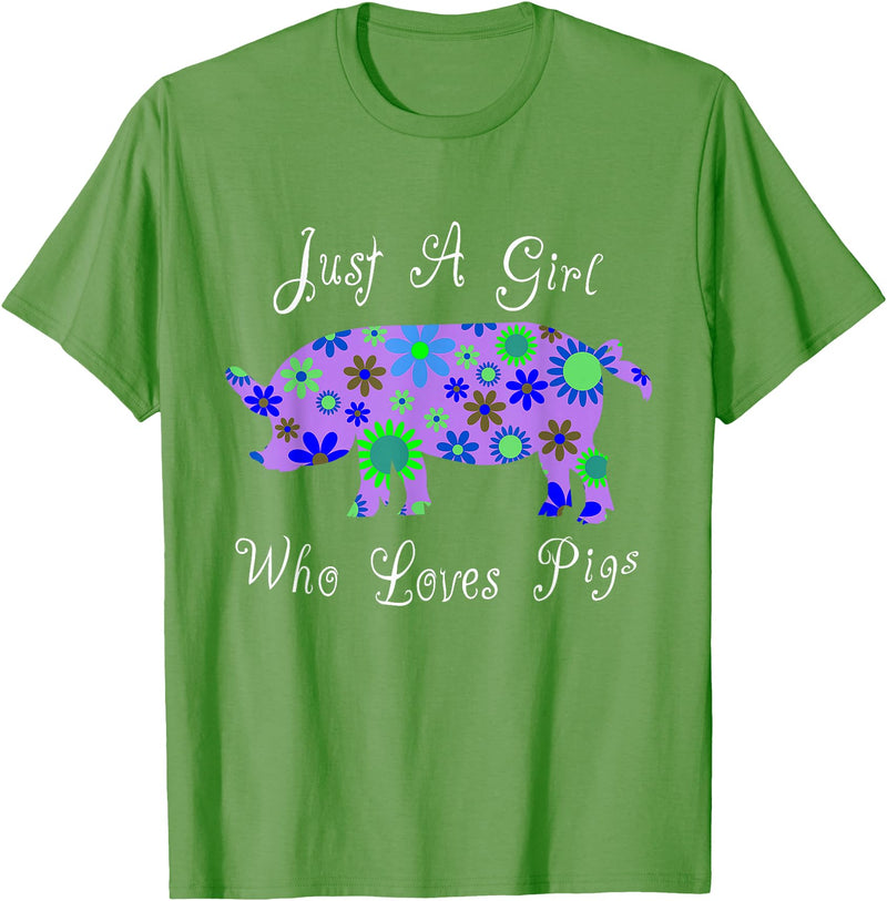 Cartba Pig Co. Pig Lover Cute T-Shirt - Grass Green